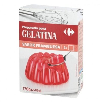 Foto de Preparado postre gelatina frambuesa