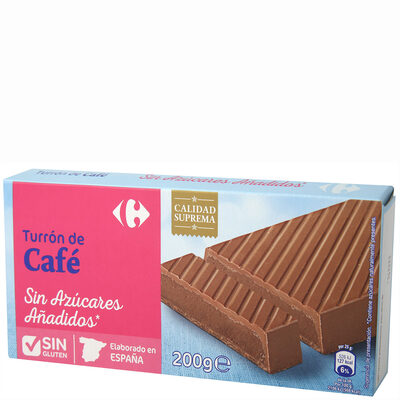 Foto de Turrón de café sin azúcares