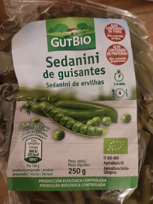 Foto de Sedanini de guisantes