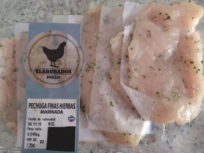 Foto de Pechuga finas hierbas marinada