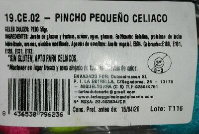 Foto de Pincho pequeño celíaco