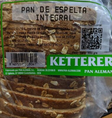 Foto de Pan de espelta integral