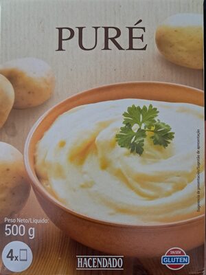 Foto de Puré de patatas en copos instantáneo preparado