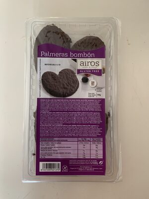 Foto de Palmeras con chocolate negro sin gluten