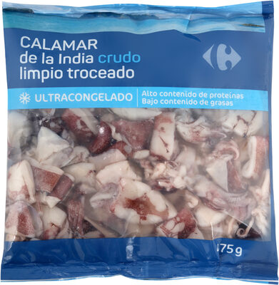 Foto de Calamar crudo troceado ultracongelado