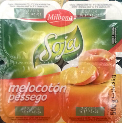 Foto de Yogurth de soja y melocotón