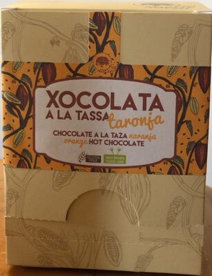 Foto de xocolata a la tassa taronja