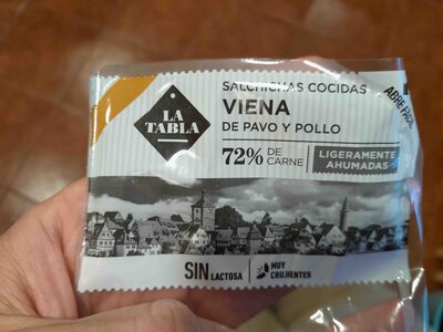Foto de Salchichas cocidas viena de pavo y pollo