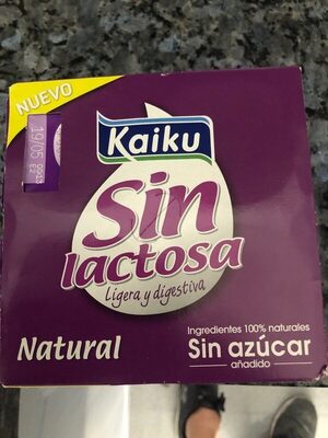 Foto de Yogur natural sin lactosa