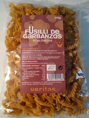 Foto de Fusilli de garbanzos