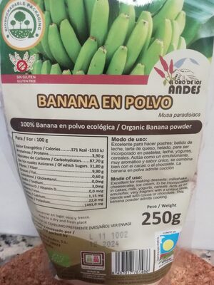 Foto de Banana en Polvo