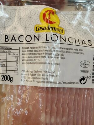 Foto de Bacon lonchas