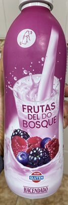 Foto de Leche Fermentada para beber con pulpa de frutas del bosque