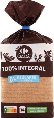 Foto de Pan molde 100% integral 0 %azúcares