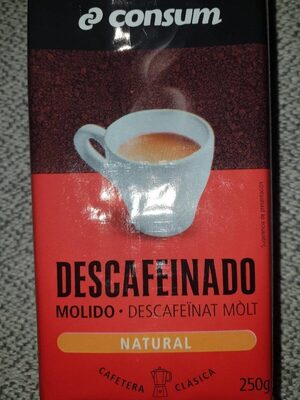 Foto de Café molido descafeinado natural