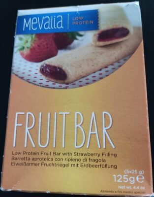 Foto de Barrita rellena de fresa baja en proteínas