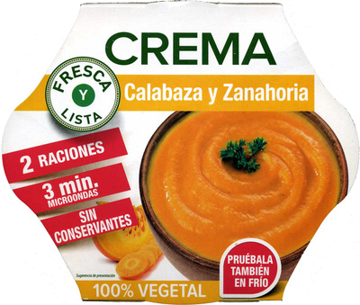 Foto de Crema De Calabaza Y Zanahoria