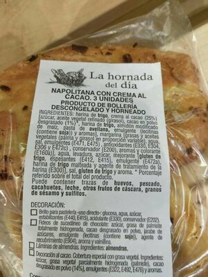 Foto de Napolitana con crema al cacao