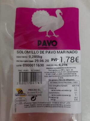 Foto de Solomillo de pavo marinado