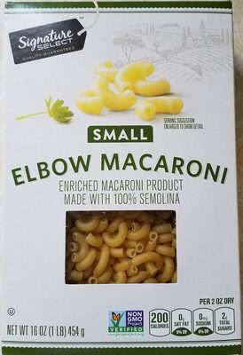 Foto de SMALL ELBOW MACARONI - Enriched Macaroni Product Made with 100% Semolina