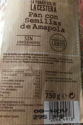 Foto de Pan semillas de Amapola