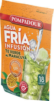 Foto de Infusión agua fría té verde al maracuyá sin azúcares
