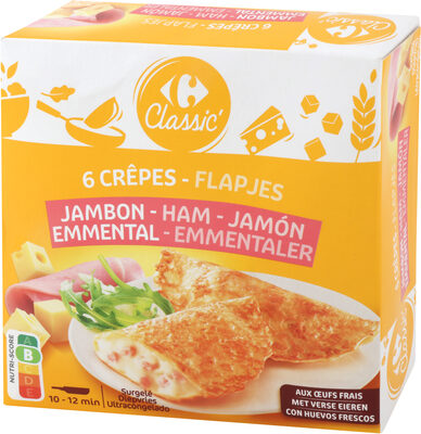 Foto de Crepes rellenas de queso y jamon