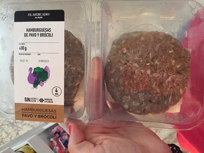 Foto de Hamburguesas de pavo y brócoli