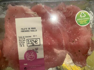 Foto de Filete de pavo marinado ajillo
