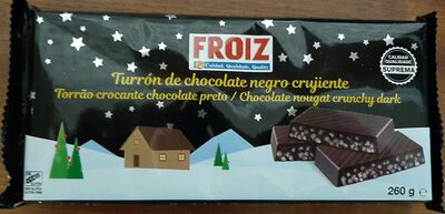 Foto de Turròn de chocolate negro crujiente