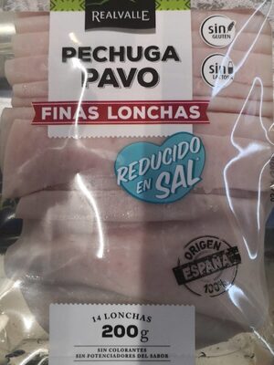 Foto de Pechuga pavo finas lonchas Reducido sal