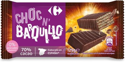 Foto de Barquillo cacao sin azúcar