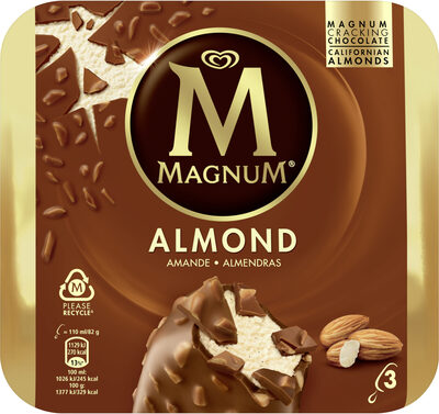 Foto de Magnum Batonnet Glace Amande x3 330ml