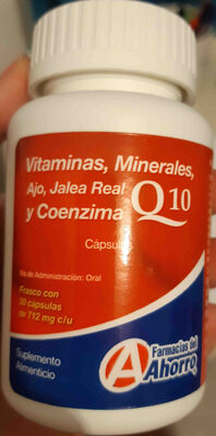 Foto de Vitaminas, minerales, ajo, jalea real y coenzima Q10