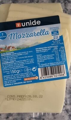 Foto de Mozzarella en lonchas