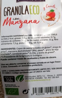 Foto de Granola Eco con Manzana