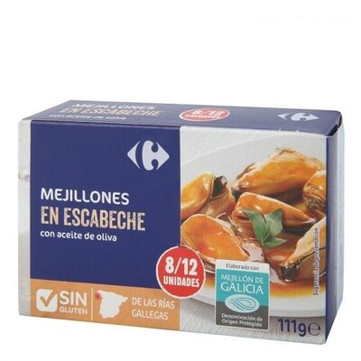 Foto de Mejillón en escabeche con aceite de oliva 8/12
