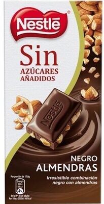 Foto de Chocolate negro sin azúcares almendras