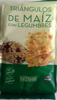 Foto de Triángulos de maíz con legumbres