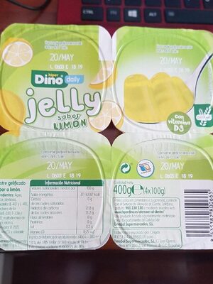 Foto de hiperDino daily jally sabor limón