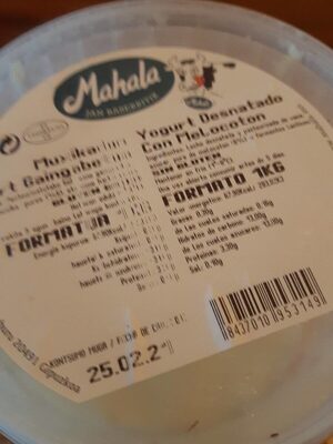 Foto de Yogurt desnatado con Melocoton