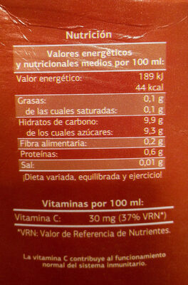 Foto de Zumo de naranja 100% con pulpa