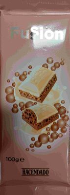 Foto de Fussion chocolate blanco con leche gasificado