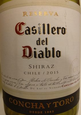 Foto de Casillero Diablo Shiraz 0,75L (CL)