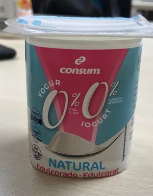 Foto de Yogur Natural Desnatado con edulcorantes.