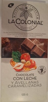 Foto de Chocolate con leche y avellanas caramelizadas