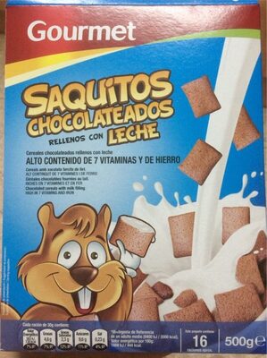 Foto de Saquitos chocolatados rellenos con leche