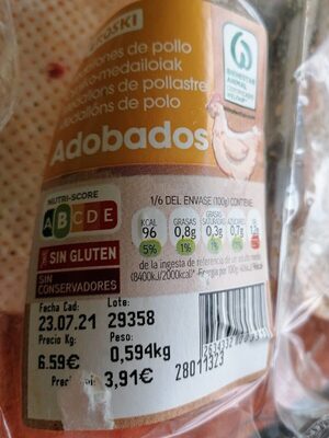 Foto de Medallones de pollo adobado