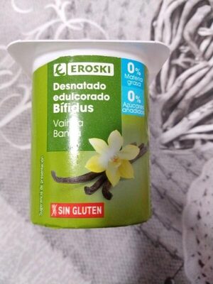 Foto de Desnatado edulcorado bífidus vainilla