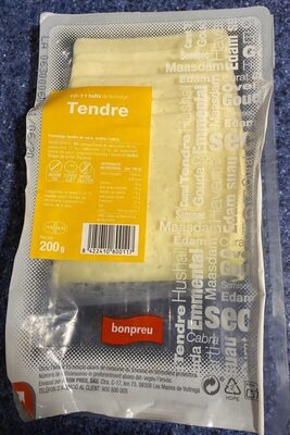 Foto de 10-11 talls de formatge tendre